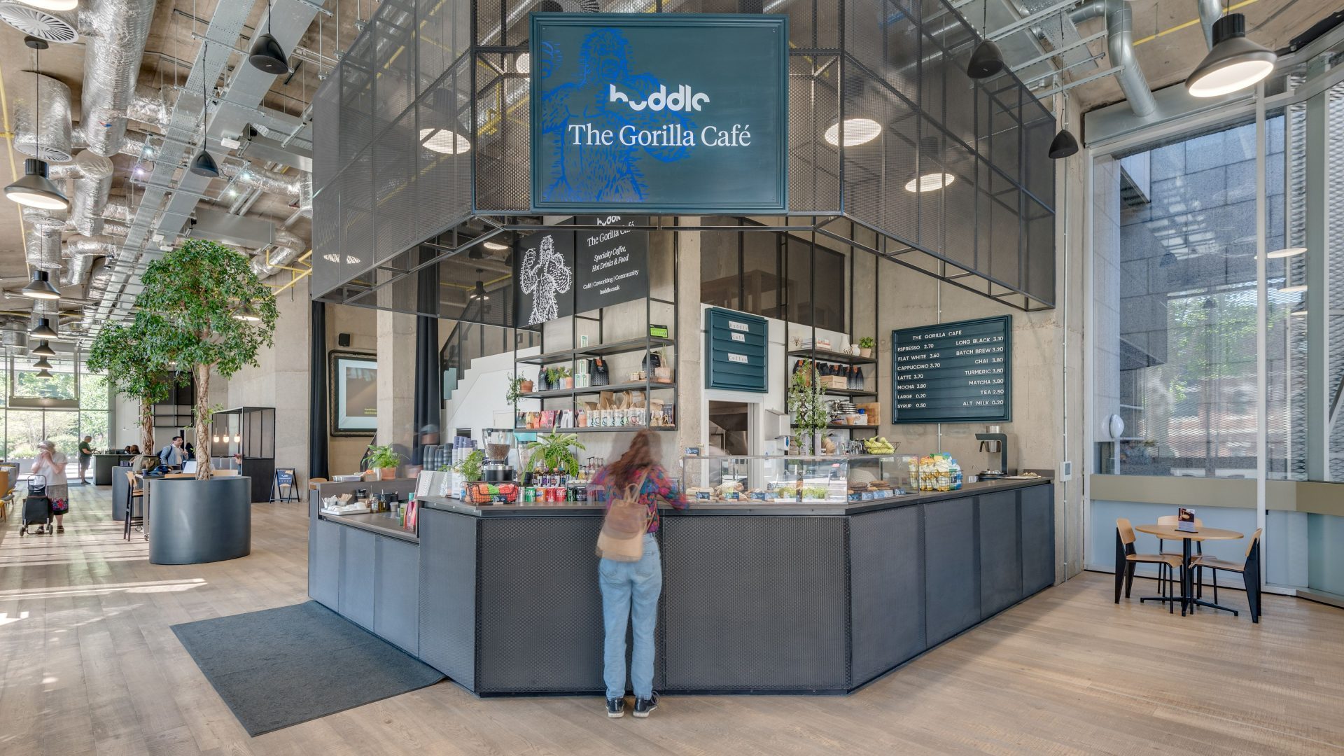 The Gorilla Cafe on the ground floor of 3 Shortlands in Hammersmith